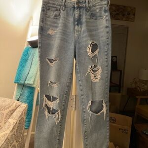 PacSun Light Blue Distressed Boyfriend Jeans